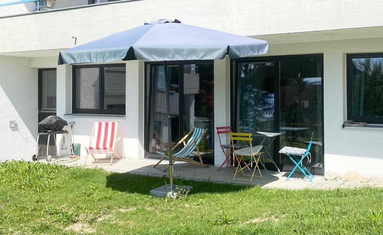 Ferienwohnung Mit Traumblick Und Grossem Garten 林登贝格 外观 照片